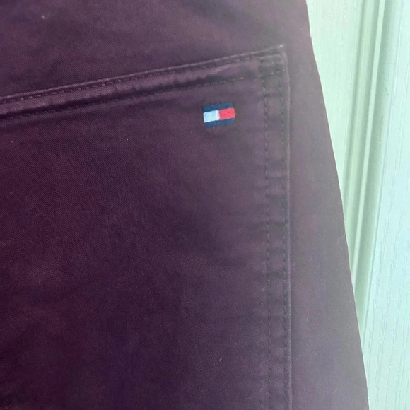 “Tommy Hilfiger” NWT Men’s Burgundy THFLEX Straight Leg Pants Size 30/30 - Picture 8 of 17